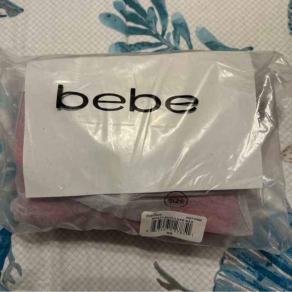 NWT Bebe Wyatt Faux Leather Small Embellished Shoulder Handbag BHFO 7834 - Picture 6 of 6